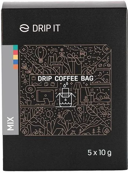 Káva Drip it Káva vo filtri Ochutnávkové balenie 5 x 10 g