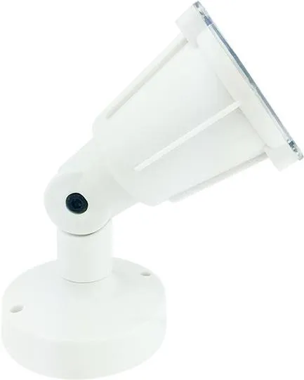 Záhradné osvetlenie Vonkajší nástenný reflektor KERTGU10W max. 5W LED/GU10/230V/IP54, biely