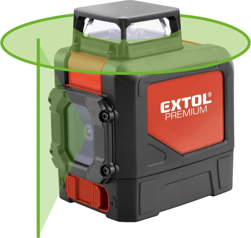 Krížový laser EXTOL PREMIUM laser zelený líniový, 8823307