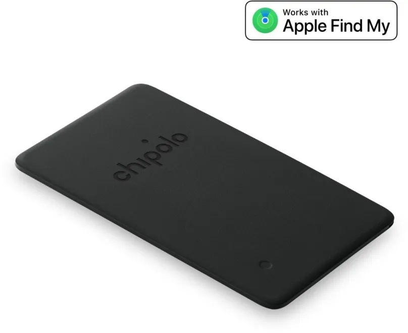 Bluetooth lokalizačný čip Chipolo CARD Spot– Chytrý vyhľadávač peňaženky, čierny
