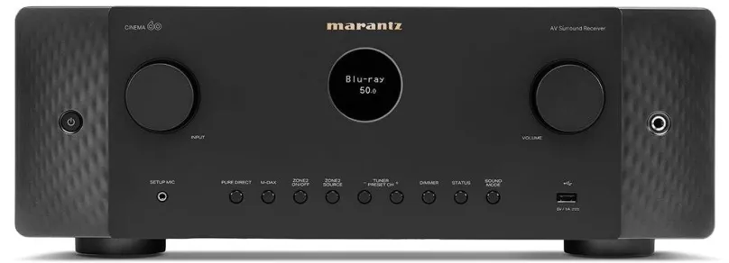 AV receiver Marantz Cinema 60 Black, 7.2, výkon 200 W/kanál, minimálna impedancia 4 Ohm, 7