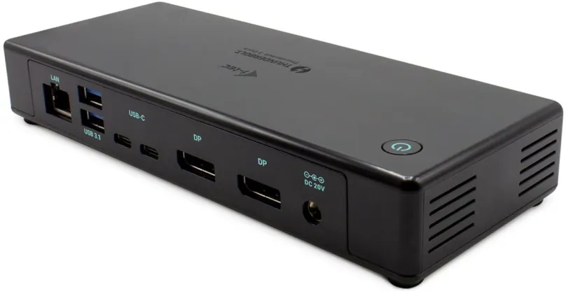 Dokovacia stanica i-tec Thunderbolt3 / USB-C Dual DisplayPort 4K dokovacia stanica, Power Delivery 85W + napájací adapt
