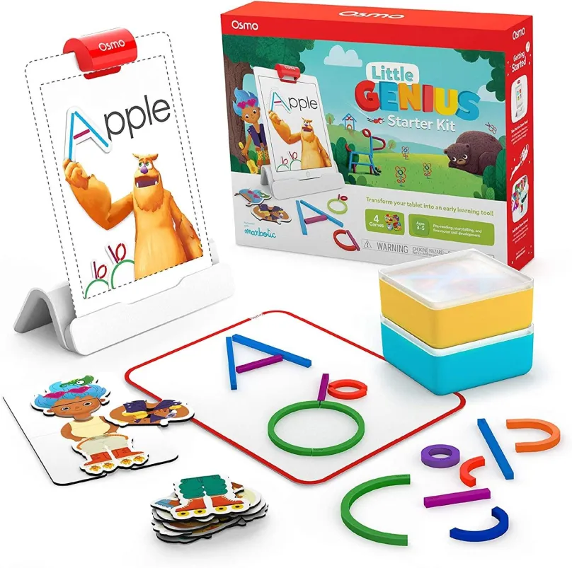 Vzdelávacia hračka Osmo Little Genius Starter Kit - Interaktívne vzdelávanie hrou - iPad