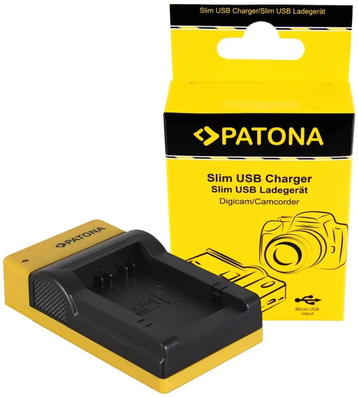 Nabíjačka akumulátorov Paton Foto Panasonic DMW-BMB9 slim, USB