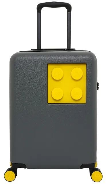 Cestovný kufor LEGO Luggage URBAN 20 - Tmavo šedý/Žltý