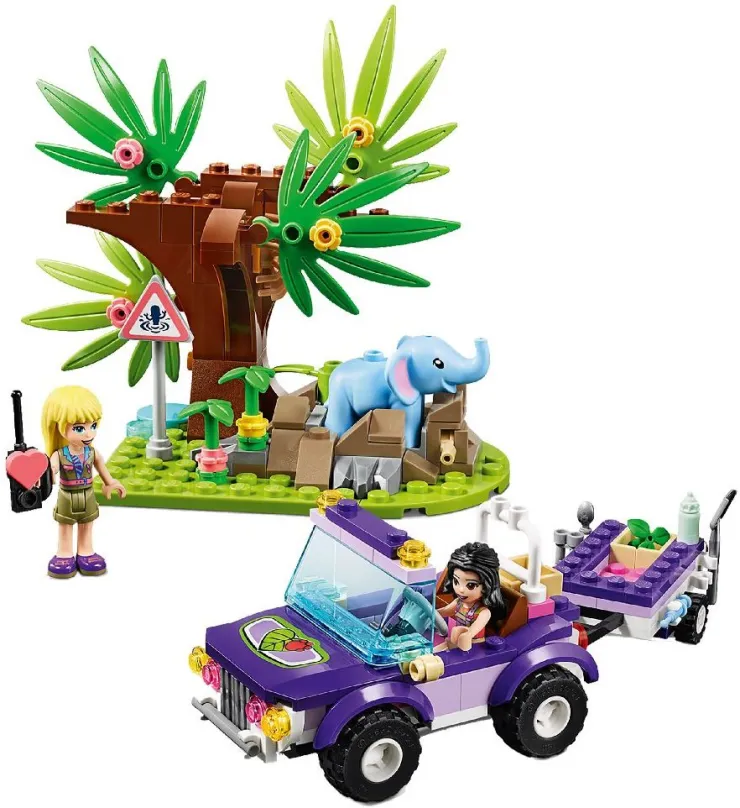 LEGO stavebnice LEGO Friends 41421 Záchrana sloníča v džungli