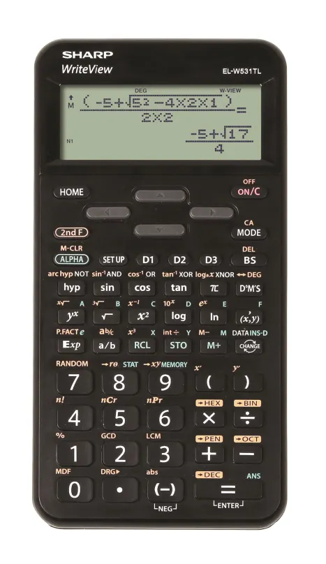 Kalkulačka SHARP EL-W531TL čierna