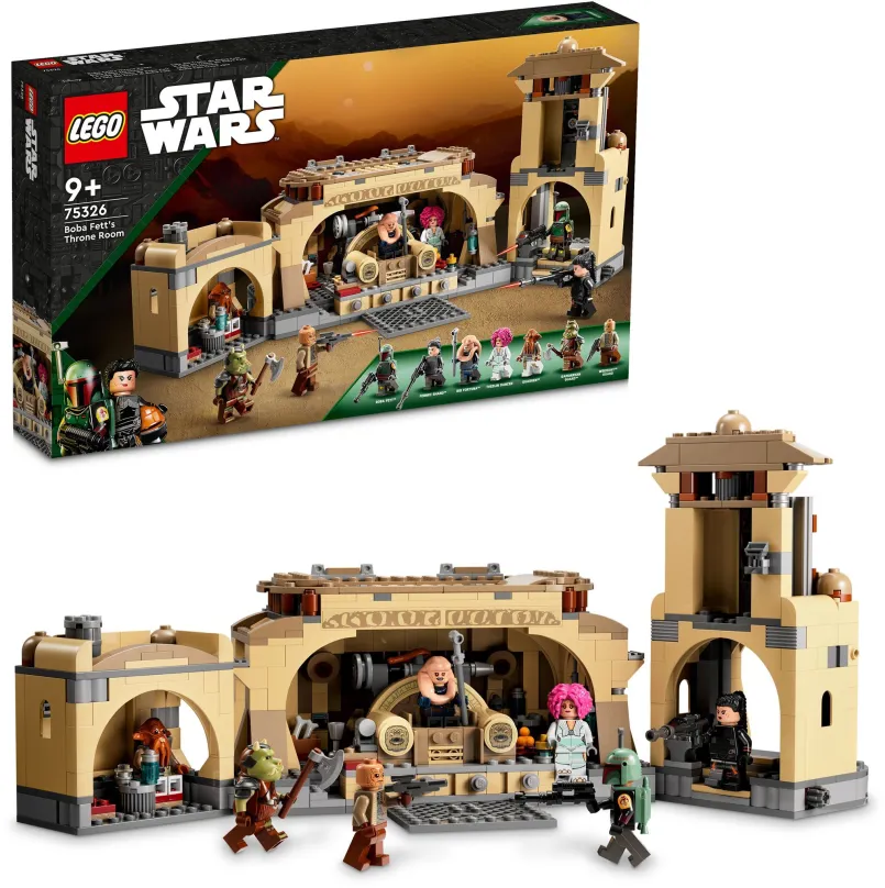 LEGO stavebnica LEGO® Star Wars™ 75326 Trónová sála Boby Fetta