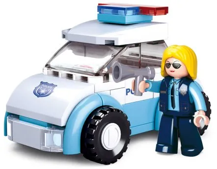 SLUBAN Policajtka s vozidlom