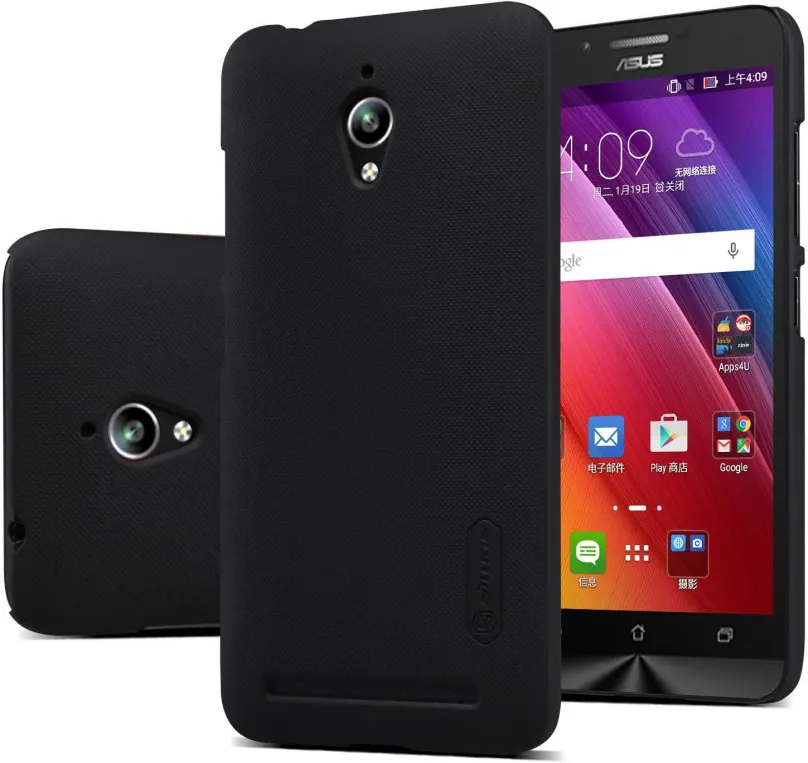 Kryt na mobil Nillkin Frosted Shield pre Asus Zenfone Go ZC500TG čierny