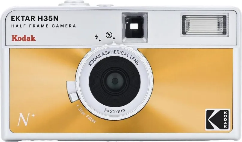 Fotoaparát pre film Kodak EKTAR H35N Camera Glazed Orange