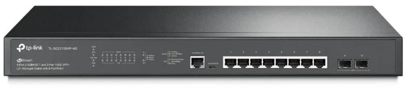 Switch TP-Link TL-SG3210XHP-M2, Omada SDN, do čajky, 8x RJ-45, 2x SFP, cloud platforma, DH