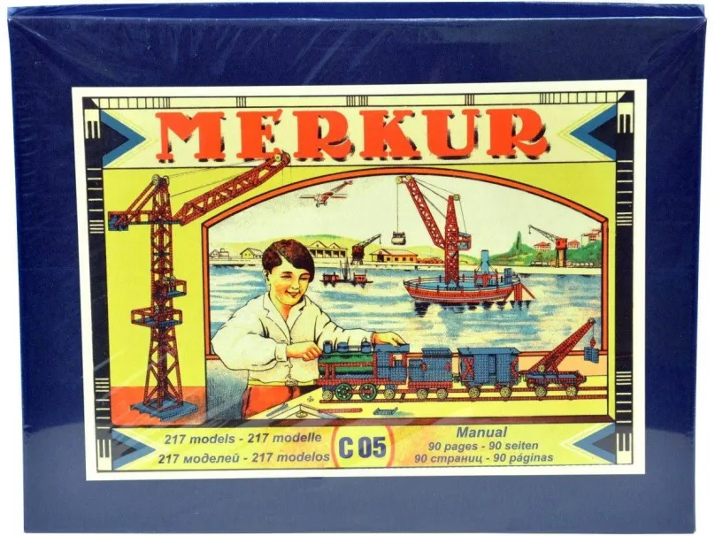 Stavebnica Merkur Clasicc C05, 217 dielikov v balení, materiál kov, vhodná od 6 rokov, veľ