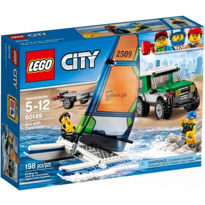 LEGO® CITY 60149 4x4 s katamaránom