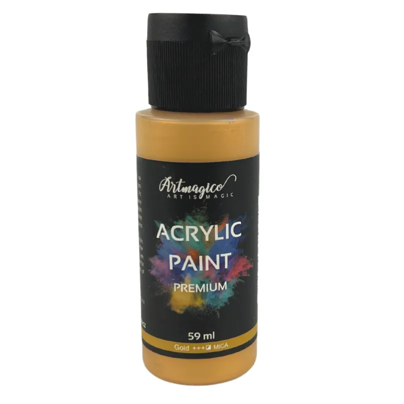 Artmagico - akrylové farby Premium 59 ml Farba: Gold