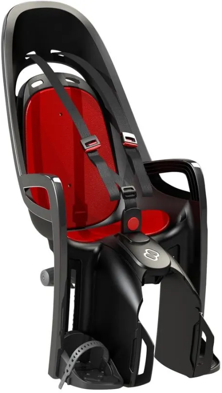 Detská sedačka na bicykel HAMAX s adaptérom Zenith Grey/Red