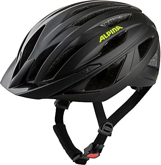 Helma na bicykel Alpina Parana black-neon yellow matt 51-56 cm