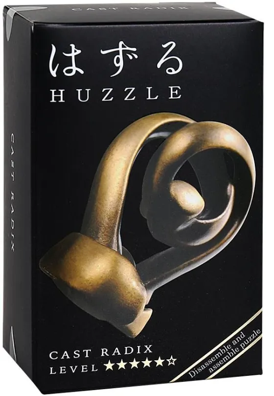 Hlavolam Huzzle Cast Radix 5/6, materiál kov, vysoká obtiažnosť