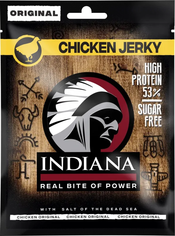 Sušené mäso Indiana Jerky chicken Original 25g