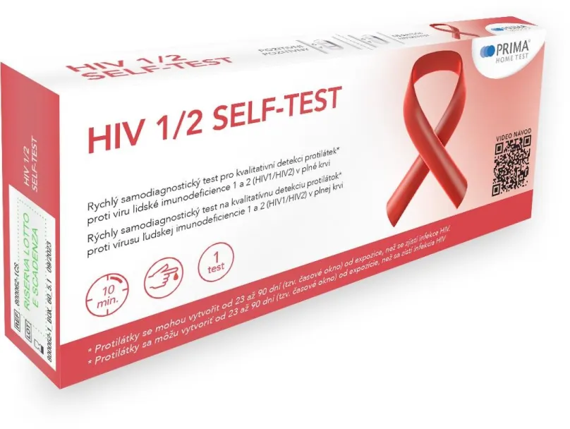 Domáci test Prima Home test HIV 1/2 self-test 1 ks