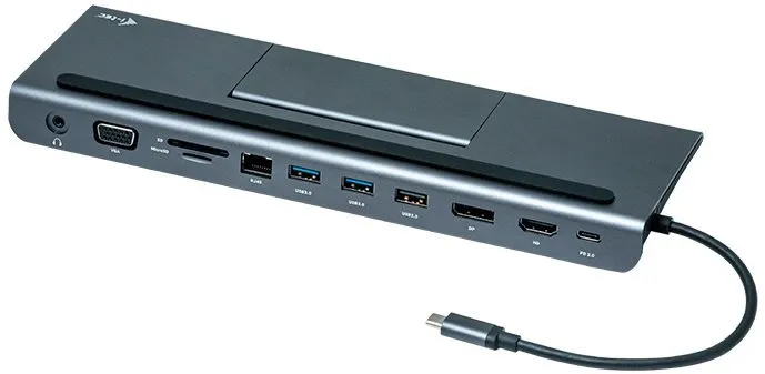 Dokovacia stanica I-TEC USB-C Metal Low Profile 4K Tripple Display Docking Station + Power Delivery 85W