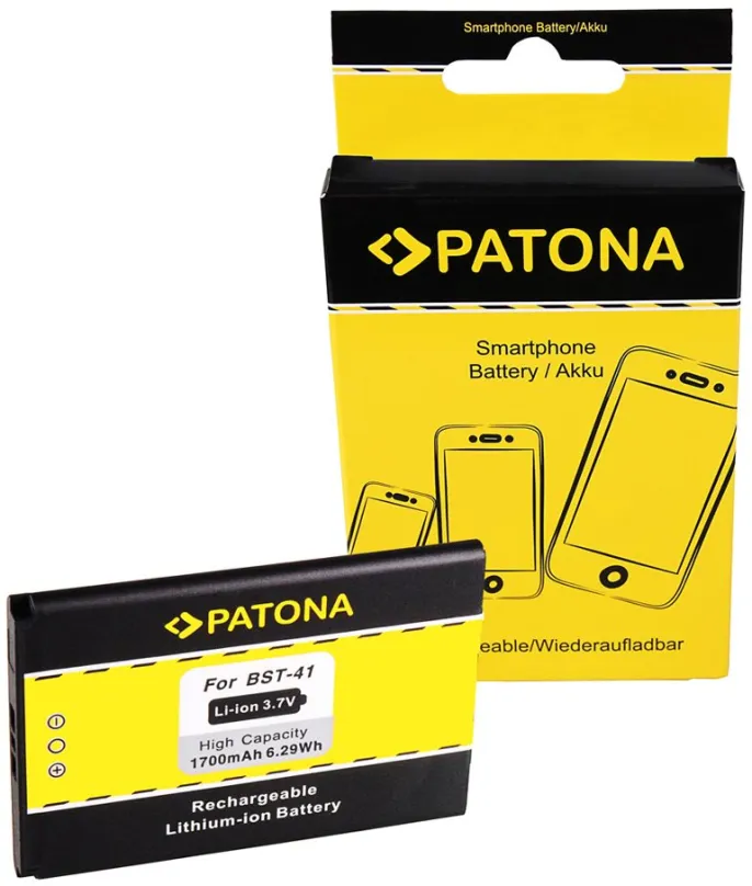 Batérie pre mobilný telefón Paton pre Sony Ericsson BST-41 1700mAh 3,7V Li-Ion