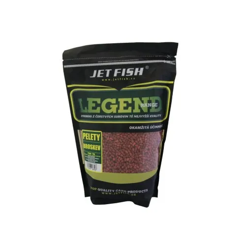 Jet Fish Pelety Legend Broskyňa 1kg 4mm