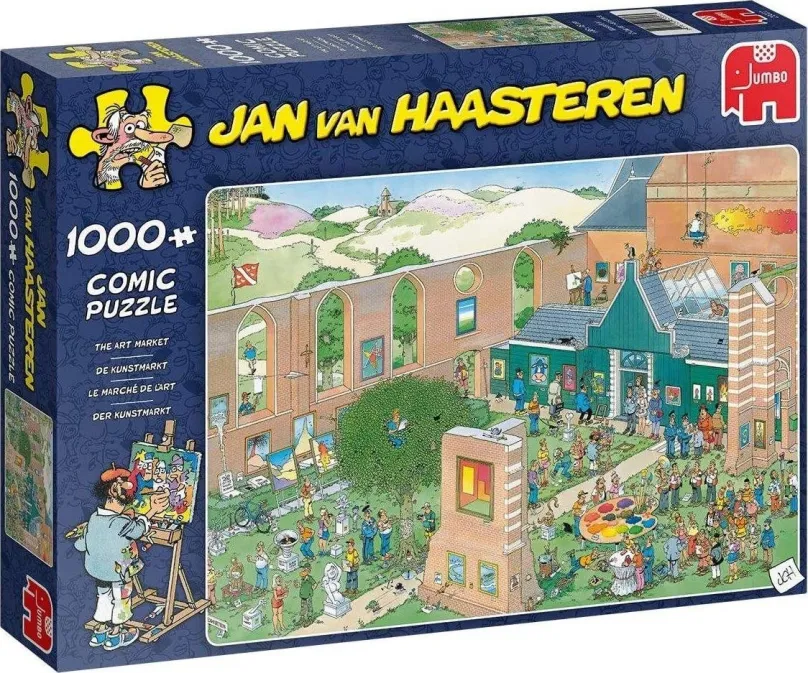 Puzzle Jumbo Puzzle Trh s umením 1000 dielikov