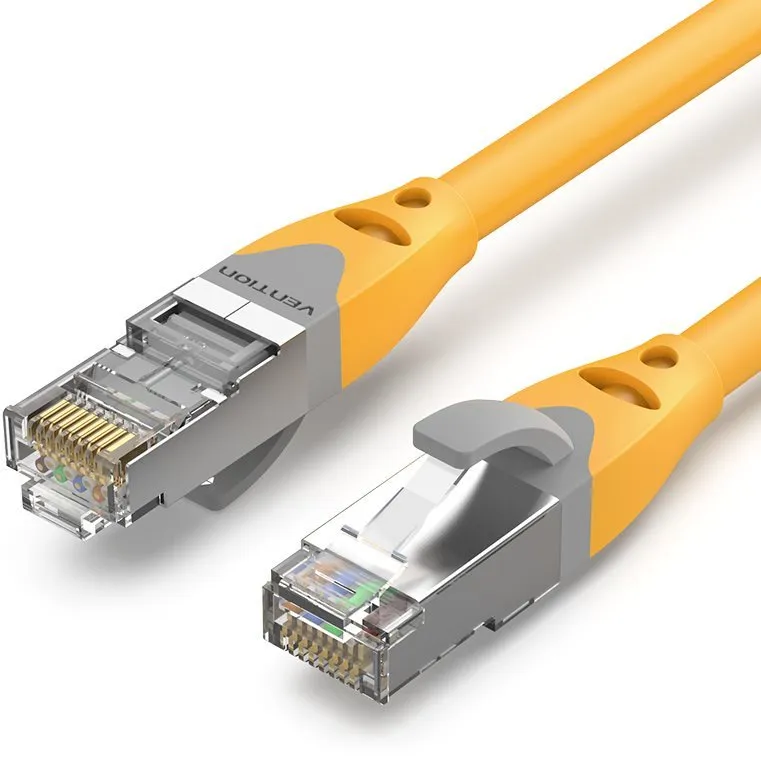Sieťový kábel Vention Cat.6A SFTP Patch Cable, žltý