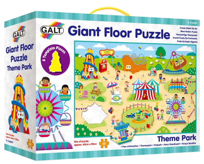 Veľké podlahové puzzle - Zábavný park