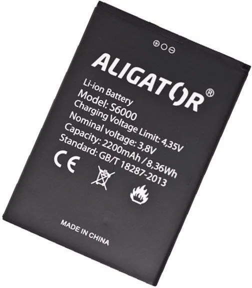 Batérie pre mobilný telefón ALIGATOR S6000 Duo, Li-Ion