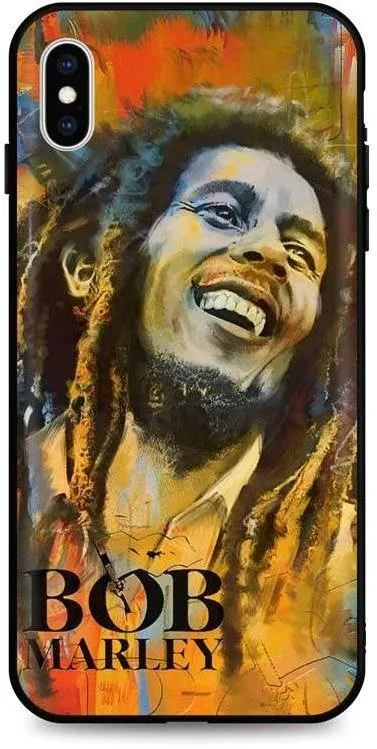 Kryt na mobil TopQ iPhone XS silikón Bob Marley 49183