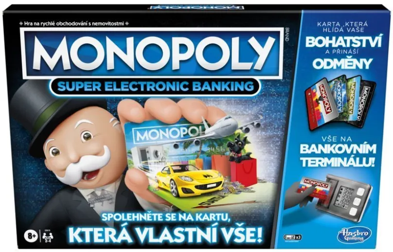 Spoločenská hra Monopoly Super elektronické bankovníctvo