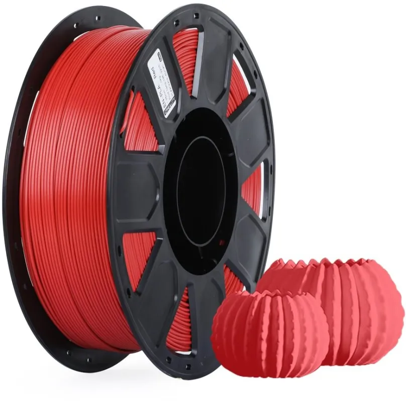 Filament Creality 1.75mm Ender-PLA 1kg červená, materiál PLA, priemer 1,75 mm s tolerancio