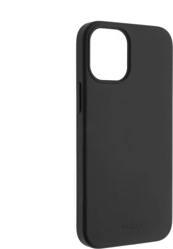 Kryt na mobil FIXED Flow Liquid Silicon case pre Apple iPhone 12 mini čierny