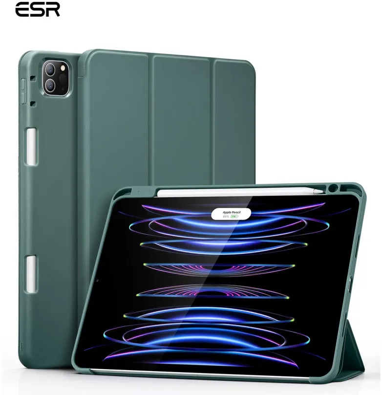Púzdro na tablet ESR Rebound Pencil Case Forest Green iPad Pro 11" (2022/2021)