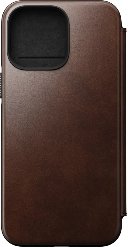 Puzdro na mobil Nomad Leather MagSafe Folio Brown iPhone 14 Pro Max