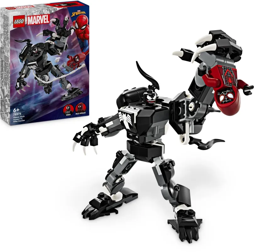 LEGO stavebnica LEGO® Marvel 76276 Venom v robotickom brnení vs. Miles Morales