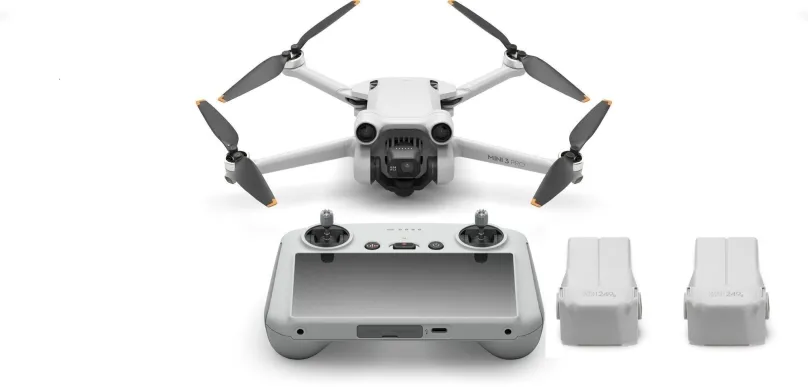 Dron DJI Mini 3 Pro (DJI RC) Fly More Combo, s kamerou - rozlíšenie videa 3840 x 2160, max