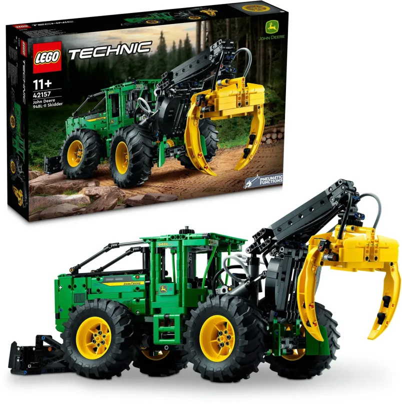LEGO stavebnica LEGO® Technic 42157 Lesný traktor John Deere 948L-II