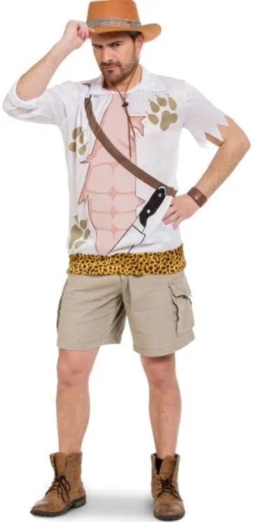 Kostým Kostým Safari Muž - veľ. M/L (48-50)