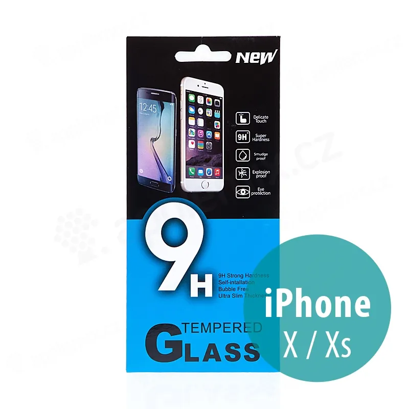 Tvrdené sklo (Tempered Glass) pre Apple iPhone X / Xs - na prednú stranu - 0,33mm