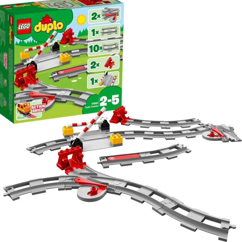 LEGO stavebnica LEGO® DUPLO® 10882 Koľaje