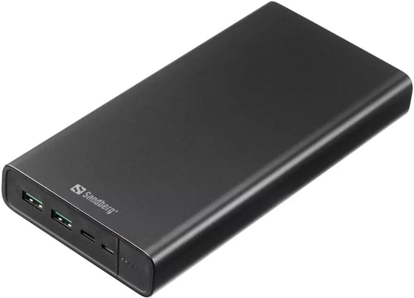 Powerbanka Sandberg Powerbank USB-C PD 100 W 38 400 mAh, 38 400 mAh - celkový výkon 100 W,