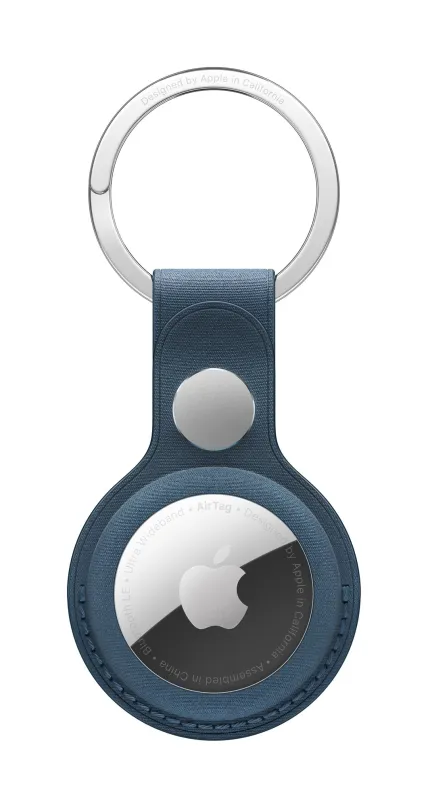 AirTag kľúčenka Apple FineWoven kľúčenka na AirTag tichomorsky modrá
