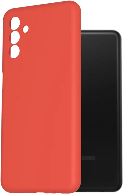 Kryt na mobil AlzaGuard Premium Liquid Silicone Case pre Samsung Galaxy A13 5G červené