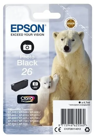 Cartridge Epson T2611 čierna