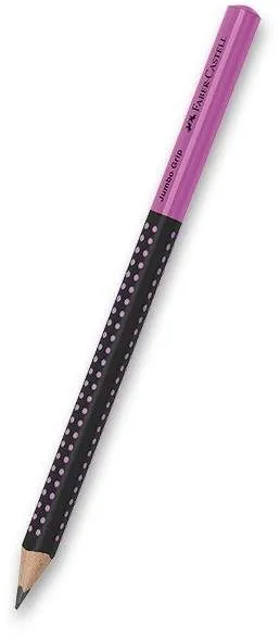 Grafitová ceruzka FABER-CASTELL Grip Jumbo TwoTone HB trojhranná, ružová