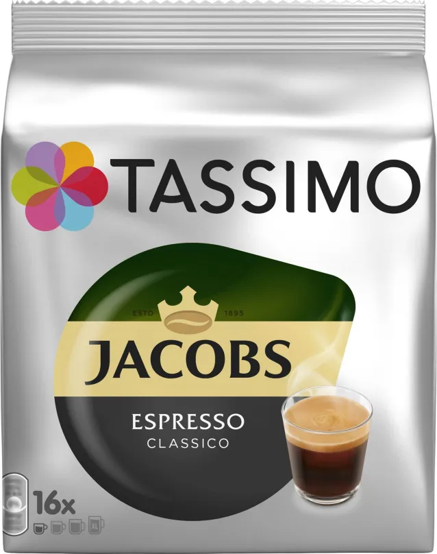 Kávové kapsule TASSIMO kapsule Jacobs 16 nápojov