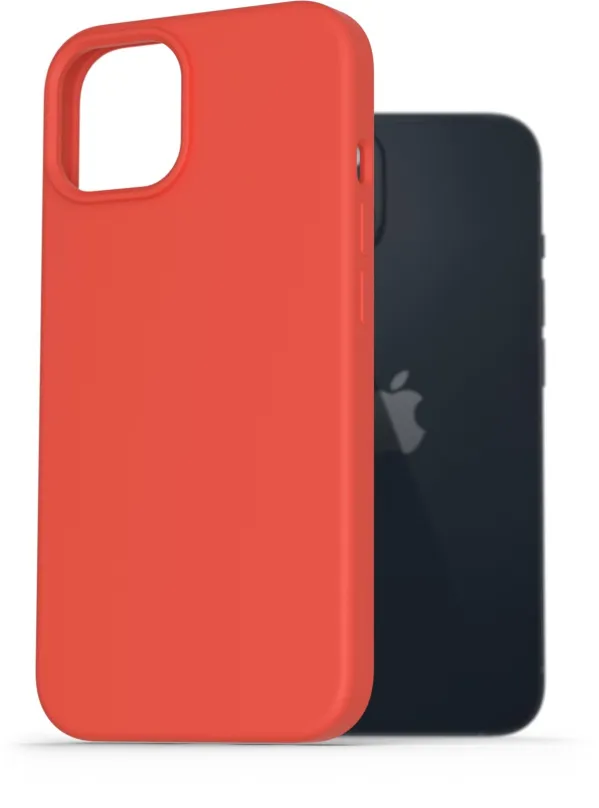 Kryt na mobil AlzaGuard Premium Liquid Silicone Case pre iPhone 14 červené